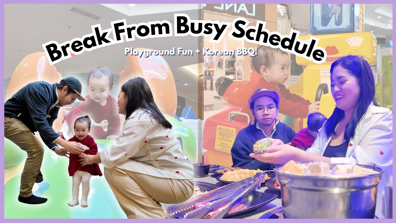 Break from Busy Schedule | Playground Fun + Korean BBQ Treat! &bull; JoyOfMia