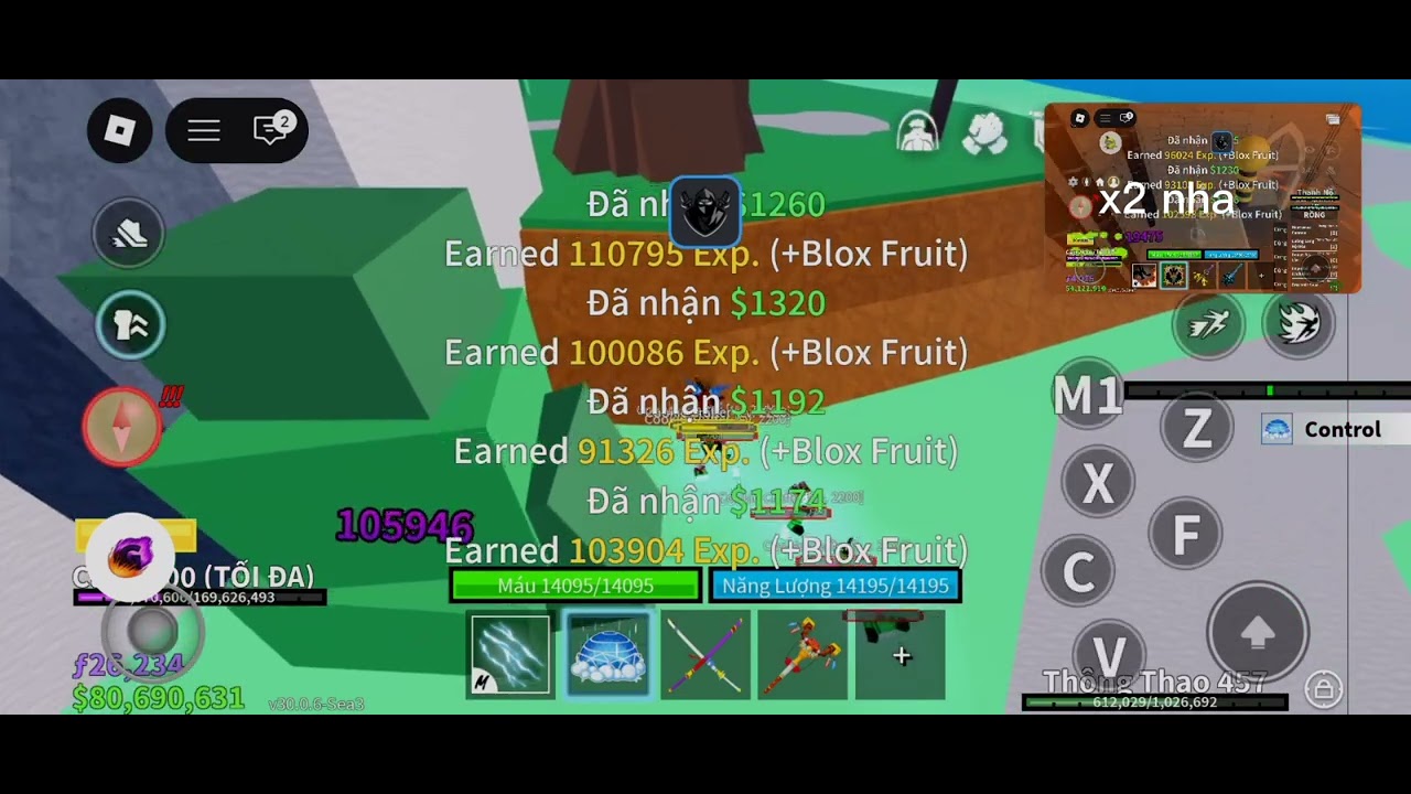 [🔥Link hack blox fruit gavity hud v2  no key ( giống banana hud)] (không cần vượt link) 