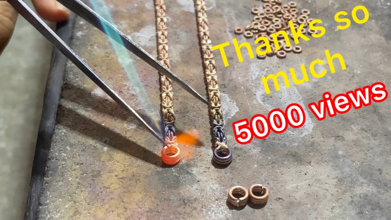 Show how to make platinum jewelry cords😘// heand tools