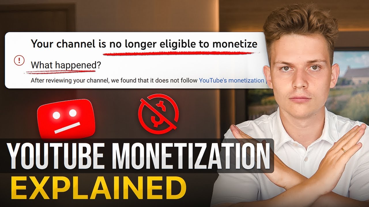 Эти каналы YouTube больше не будут монетизироваться в 2026 году (объяснение обновления монетизаци...