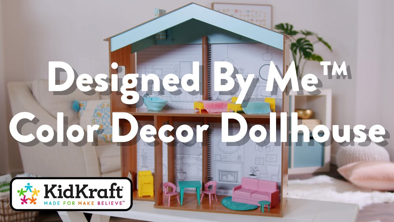 Designed by Me: Color Decor Dollhouse | KidKraft's DIY Color Dollhouse