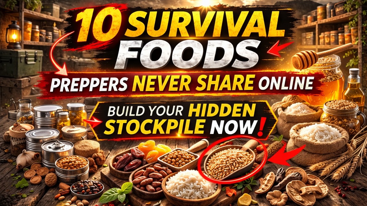 10 Survival Foods Preppers Never Share Online | Build Your Hidden Stockpile Now