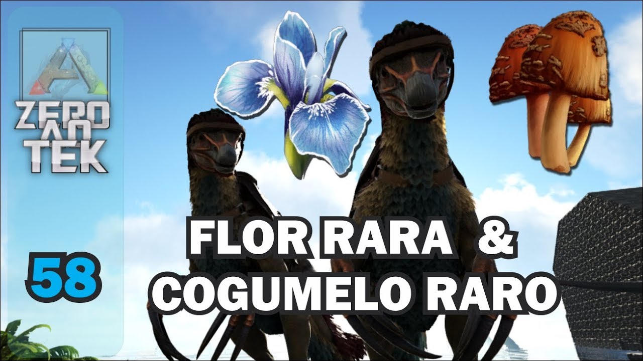 ARK - DO ZERO AO TEK - #58 - COMO FARMAR MUITA FLOR RARA  E COGUMELO RARO!