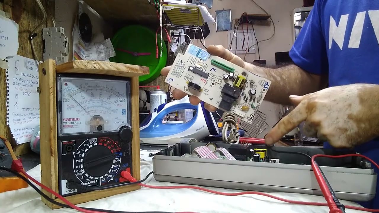 microndas mec 41 com defeito na placa