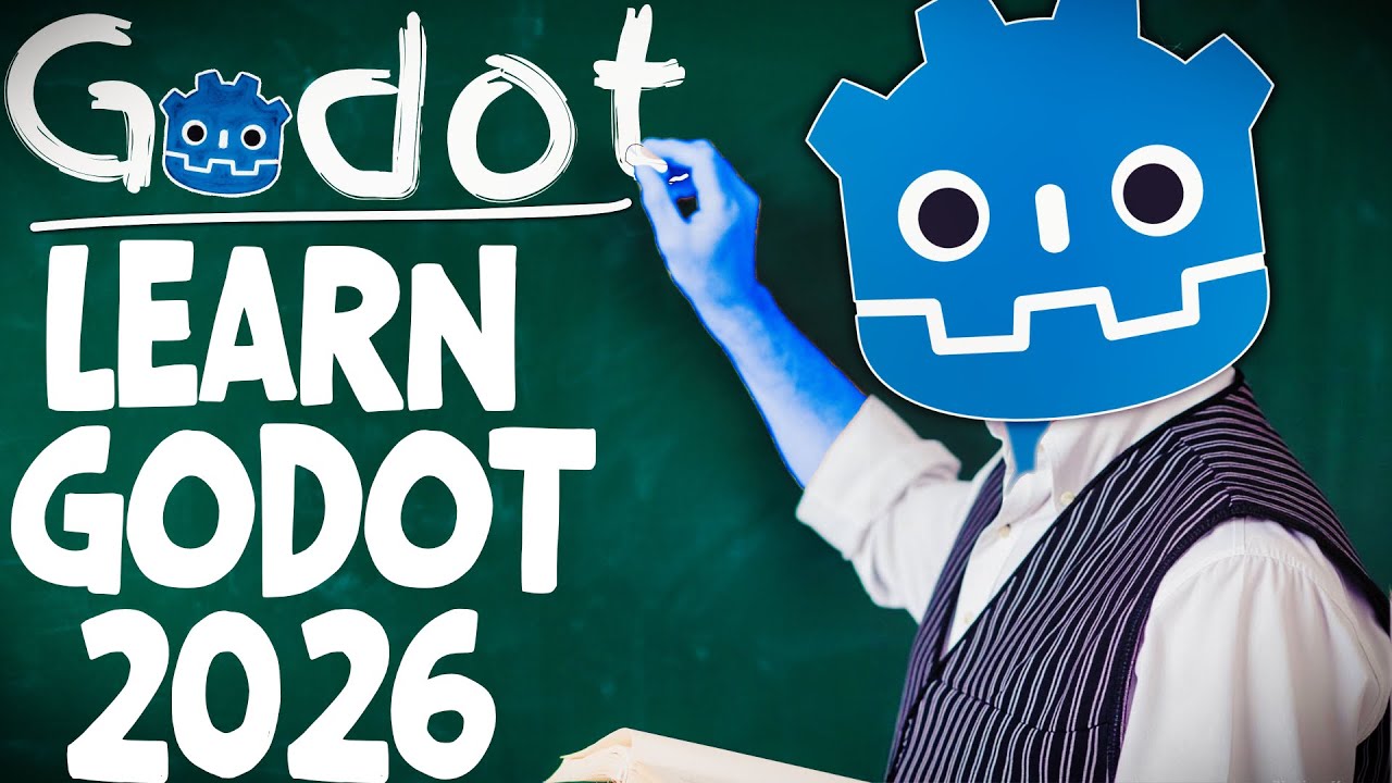 Изучите GODOT в 2026 году: полный курс обучения.