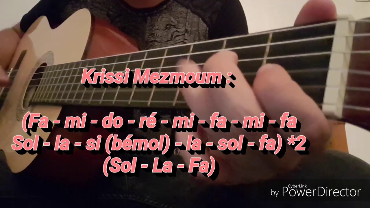 Cours de guitare Andalou N&deg;10 ( krissi mezmoum & Sika - كريسي مزموم و صيكا )