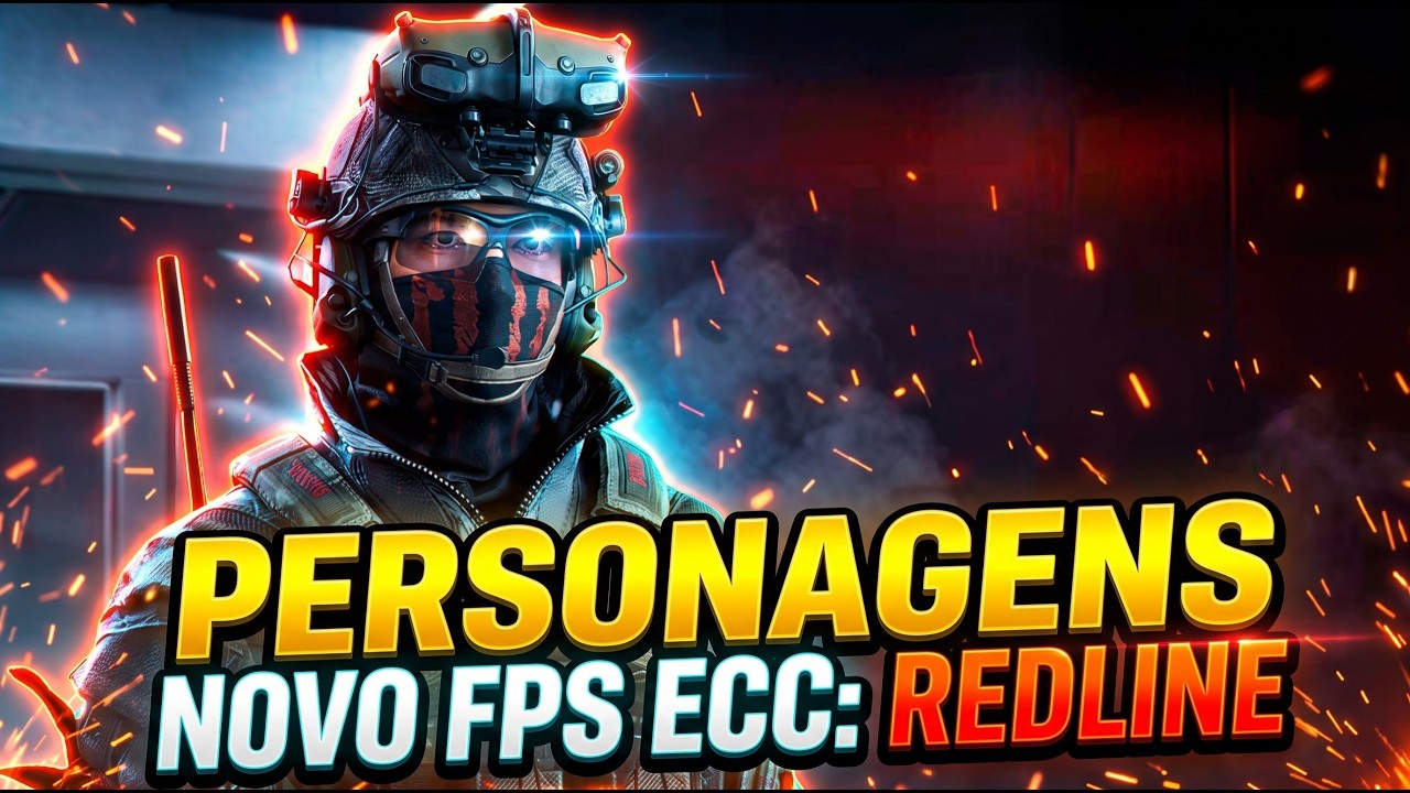 TODOS OS PERSONAGENS DO NOVO FPS ECC: REDLINE