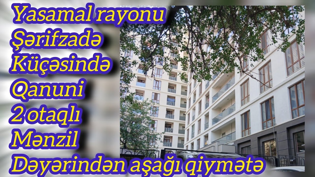 Dəyərindən çox aşağı qiymətə Yasamal rayonunda 2 otaqli mənzil təcili satılır 29.06.2025 @Əmlakçi_N1