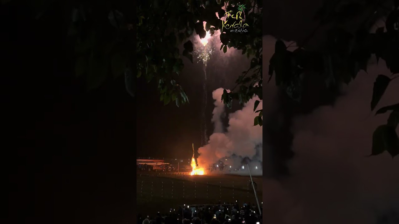 ഉത്രാളിക്കാവ്  സാമ്പിൾ #thrissur #pooram #hindufestival #kerala #vedikettu #uthralikavu 