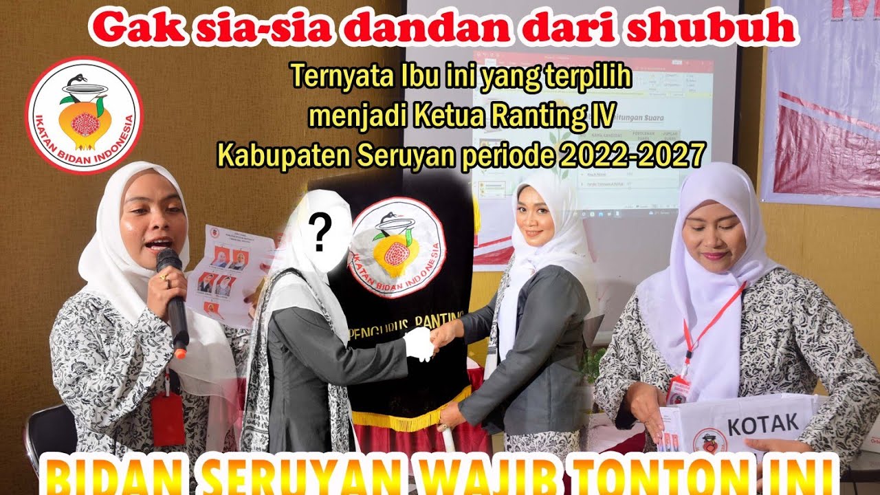 Musyawarah IBI Pemilihan Ketua Ranting IV dan ternyata Ibu Bidan ini yang terpilih
