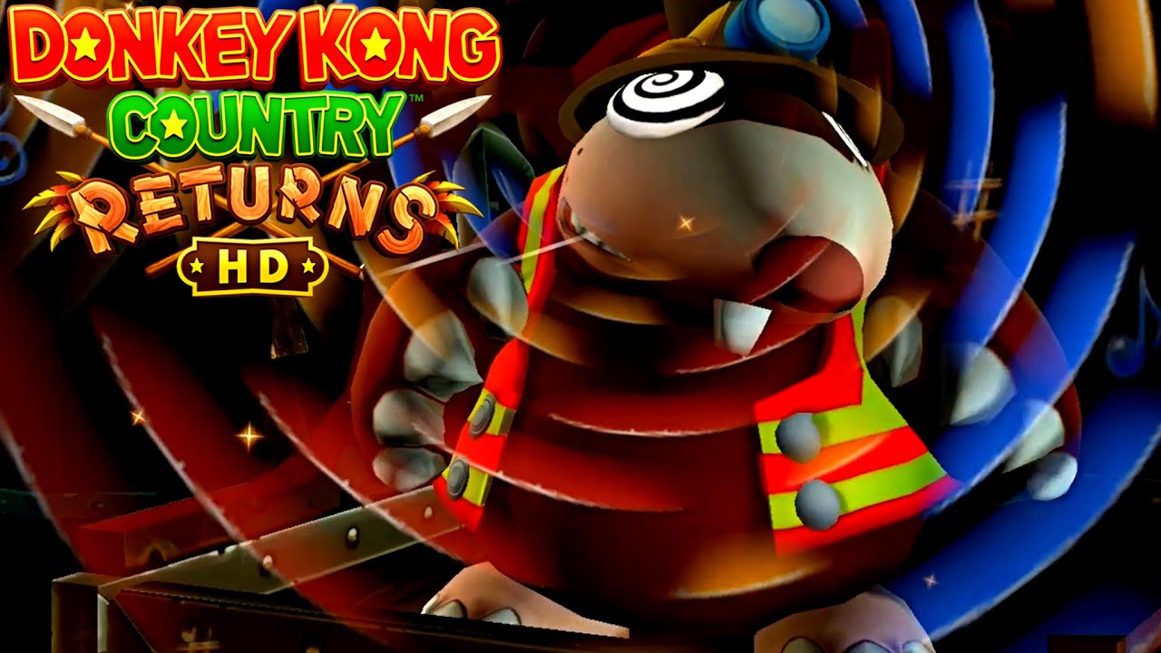 4-B The Mole Train 🐵 Donkey Kong Country Returns HD 100% Walkthrough
