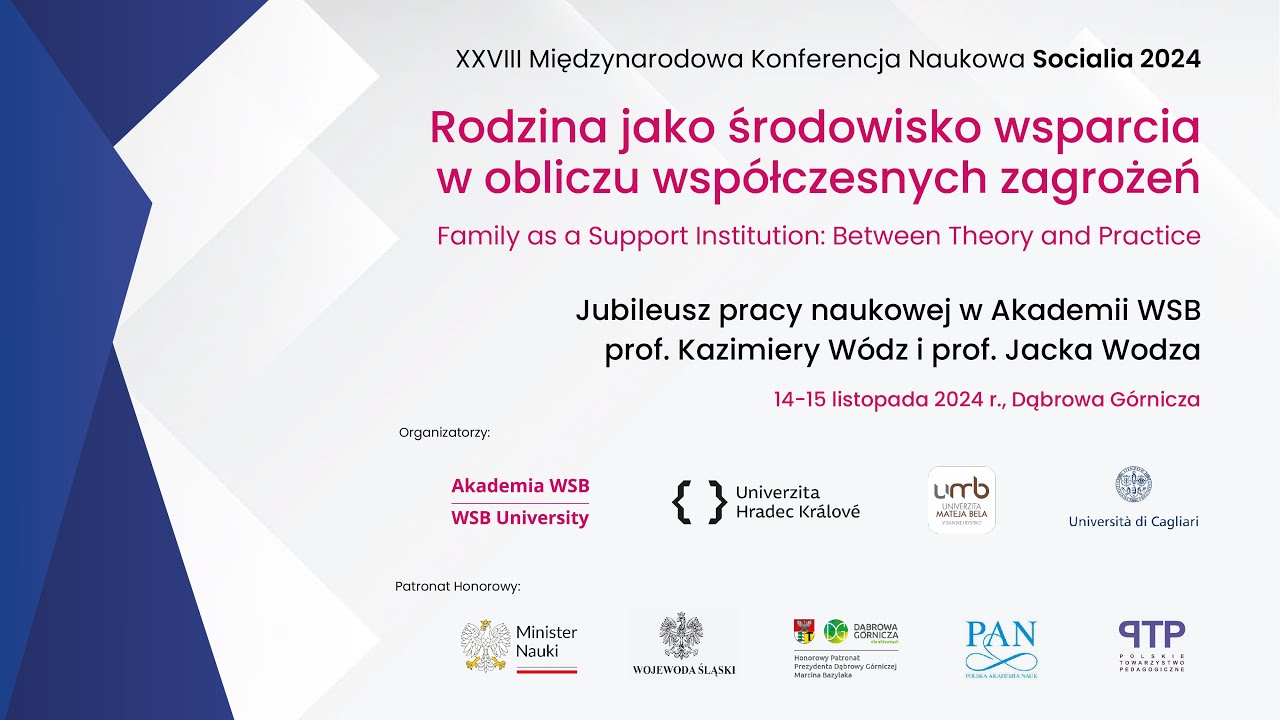 XXVIII Międzynarodowa Konferencja Naukowa Socialia 2024.