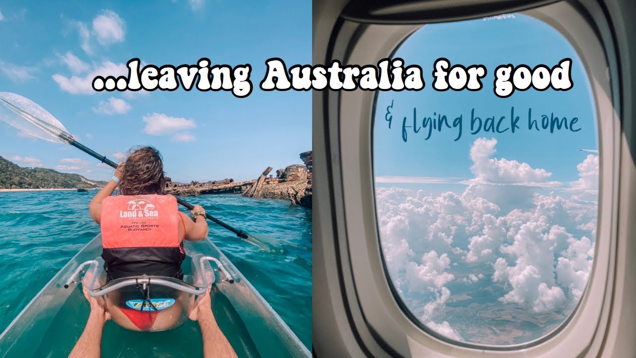 Last day in Australia and leaving after two years (Vlog) 😭 // flying back to Germany during Covid