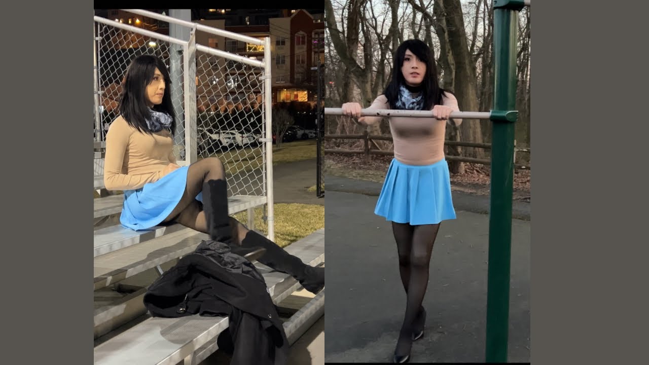 New outfit public stroll