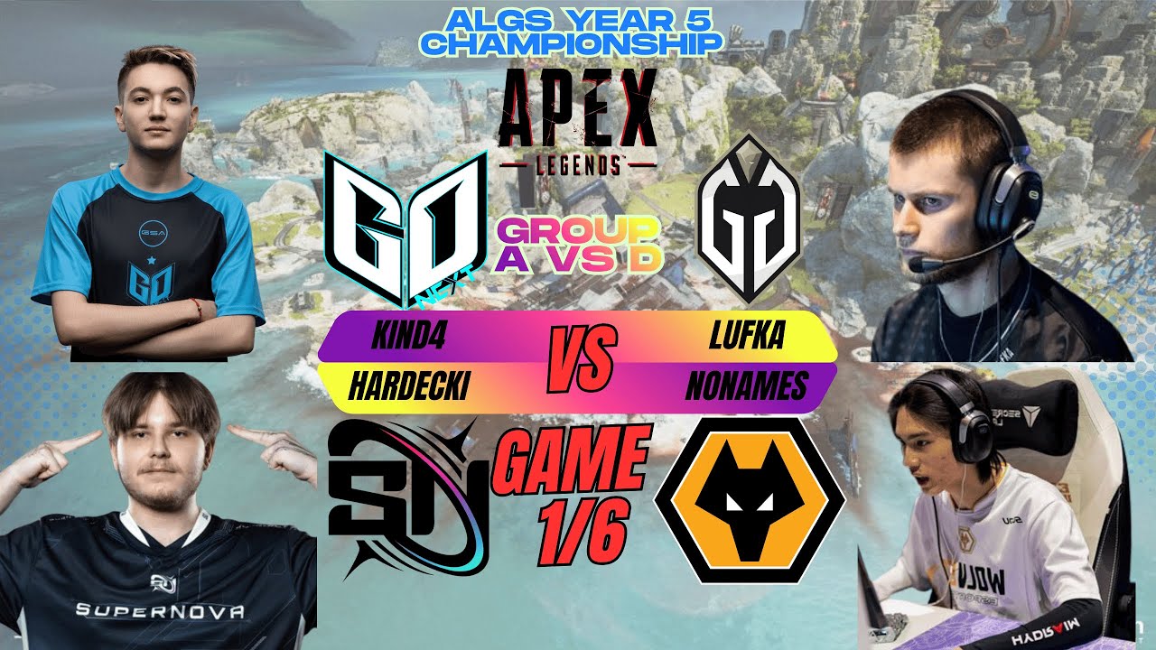 Wolves vs Supernova vs Gaimin Gladiators vs GoNext 🔥| ALGS Year 5 | Apex Legends