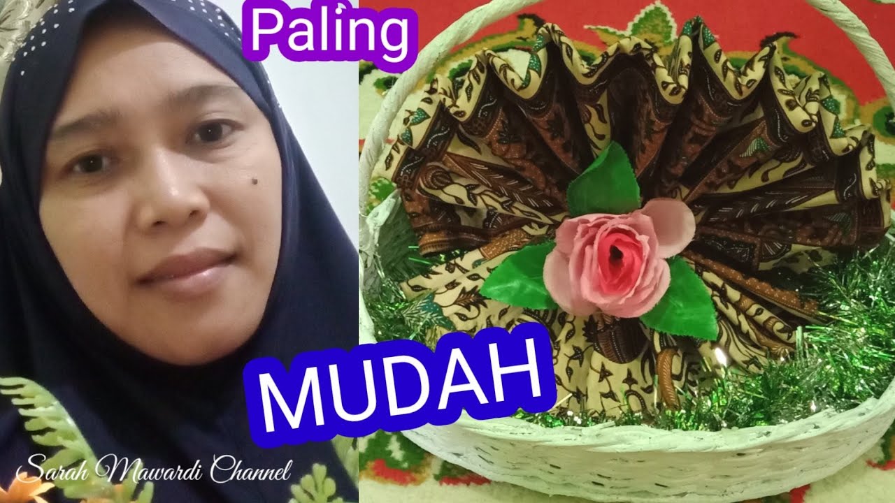 Menghias HANTARAN Kain batik||Cepat dan Mudah .