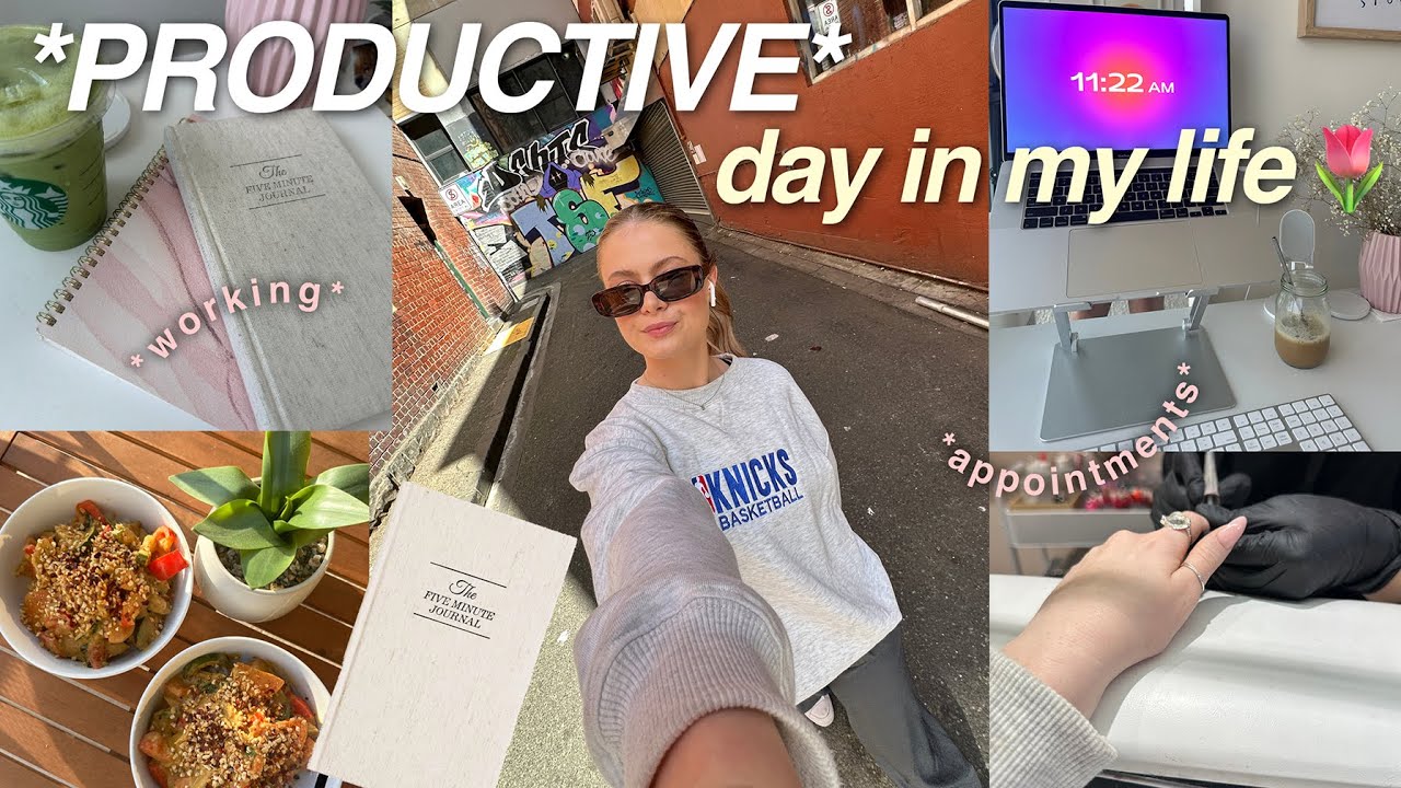 PRODUCTIVE DAY IN MY LIFE (vlog) | work, health updates, new tattoos, etc! | Melbourne, Australia