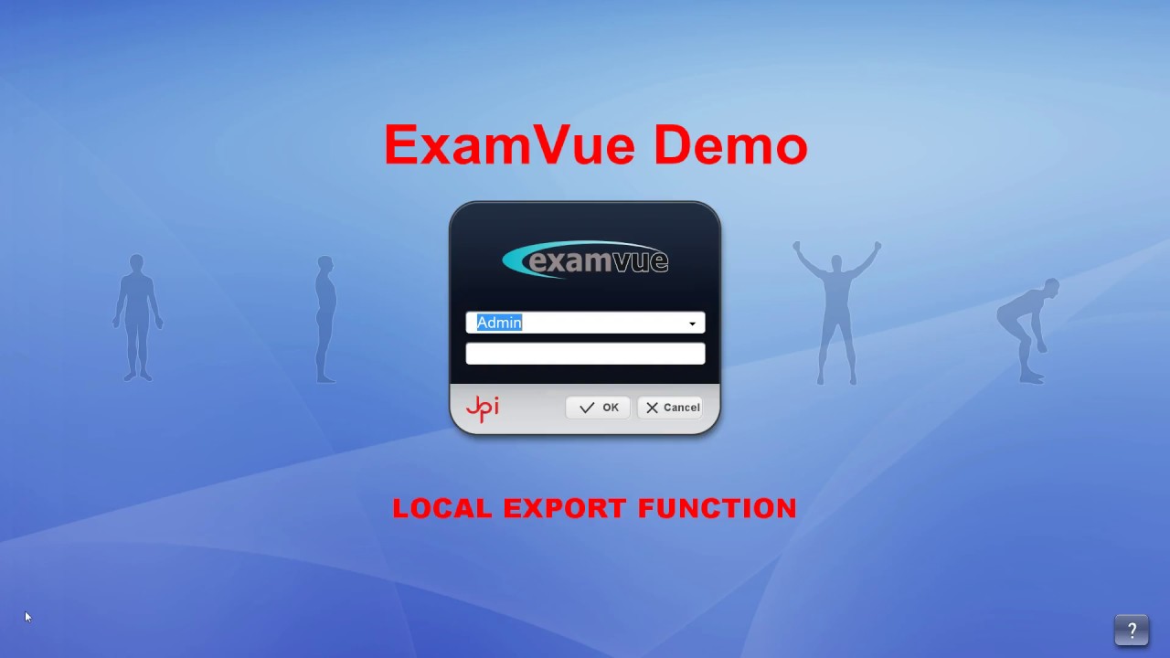 Export Function on ExamVue DR
