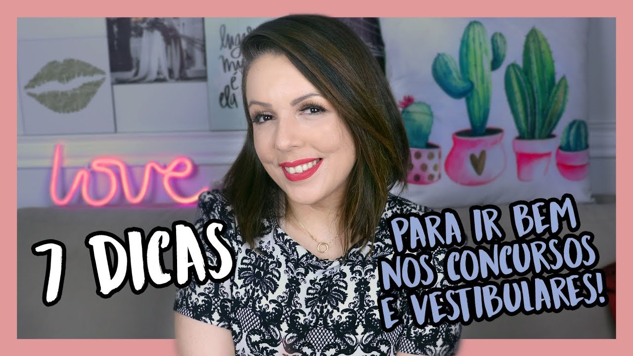 7 DICAS PARA SE DAR BEM NO CONCURSO E VESTIBULAR - PERÍCIA CRIMINAL
