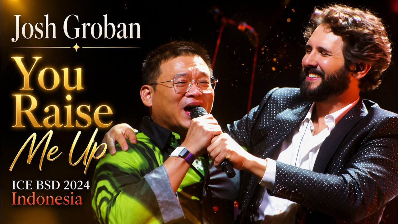 Josh Groban You Raise Me Up, David Foster 2024 OCBC Premium at Jakarta ICE BSD 14 June 2024