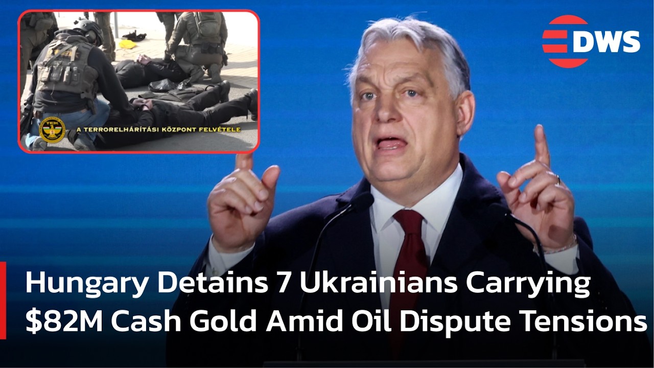 Hungary Seizes Ukrainian Cash Convoy: $82 Million Cash Gold Detained in Raid | DWS News | AC1F