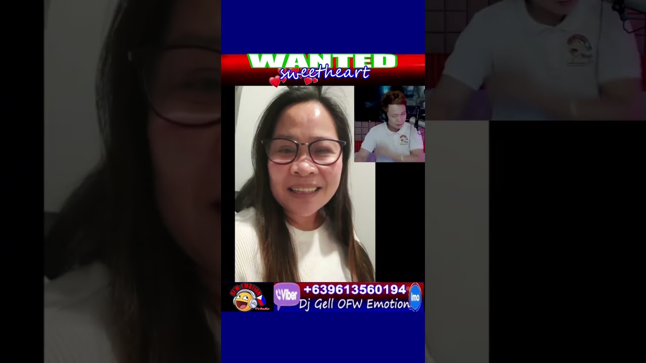 Live Now : Wanted Sweetheart with DJ Gell OFW Emotion Tv.Radio / March 04, 2026 / 7-10PM