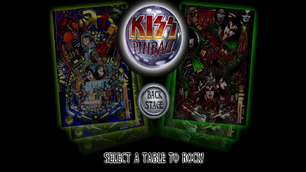 Kiss Pinball. [PlayStation - Tarantula Studios, Take 2]. (2001). Arcade, Hi-Score Play.