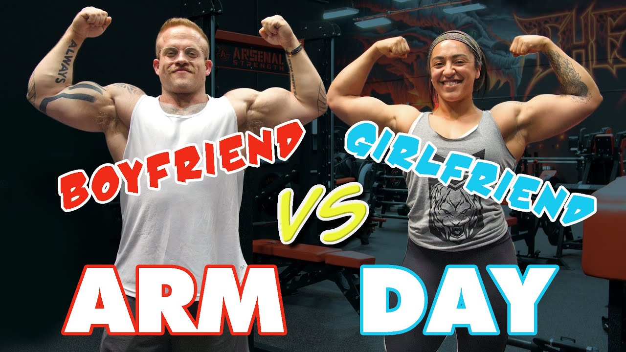 World Record Holding Powerlifters Go Head to Head in an RP Arm Workout