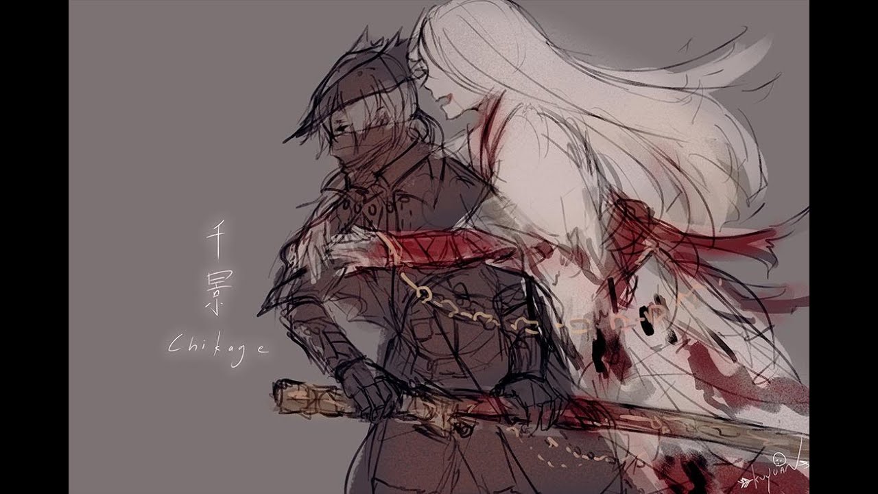 Bloodborne NG+5 DLC Boss Fights With Chikage/Rakuyo/Kos Parasite