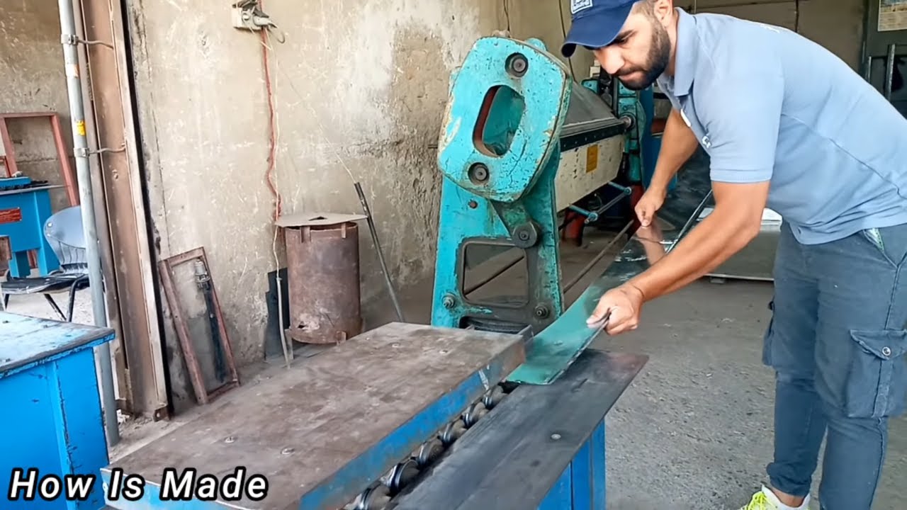 Making Air Duct From Metal Sheet / How Is Made
