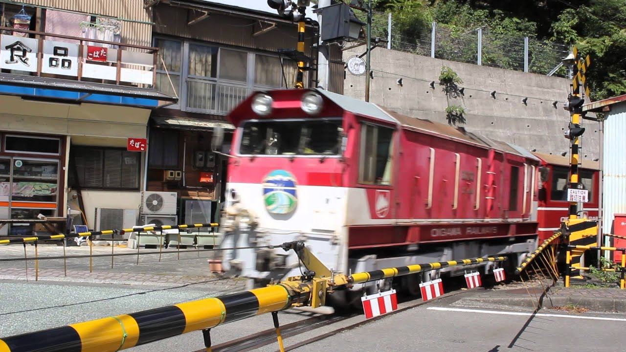 大井川鐵道　井川線　千頭駅到着前