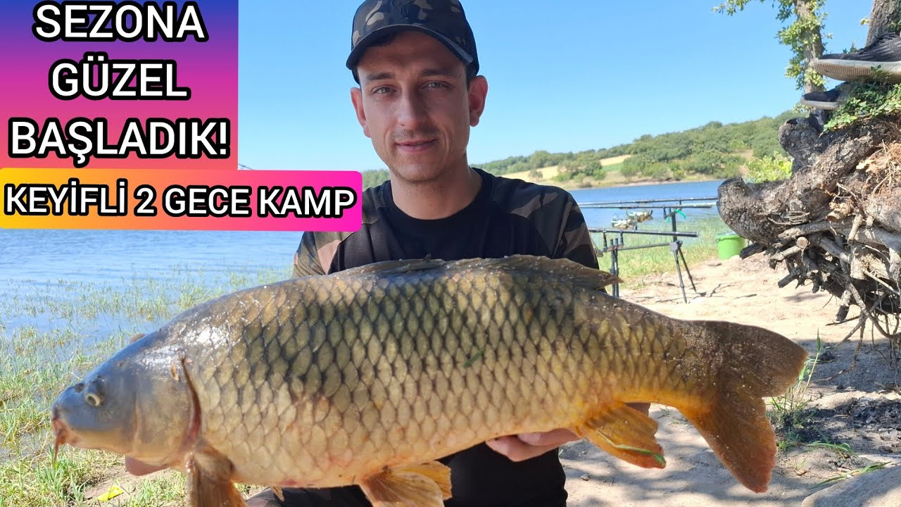 SAZAN AVI.SEZONA GÜZEL BAŞLADIK.KEYİF DOLU 2 GECE KAMP. #carpfishing  #sazanavı  #kamp #nature #camp