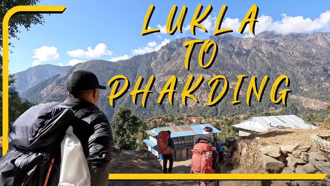 Lukla to Phakding Trek 🏞️ | Himalayan Adventure in Nepal | Part 1 | 4K Trekking Journey