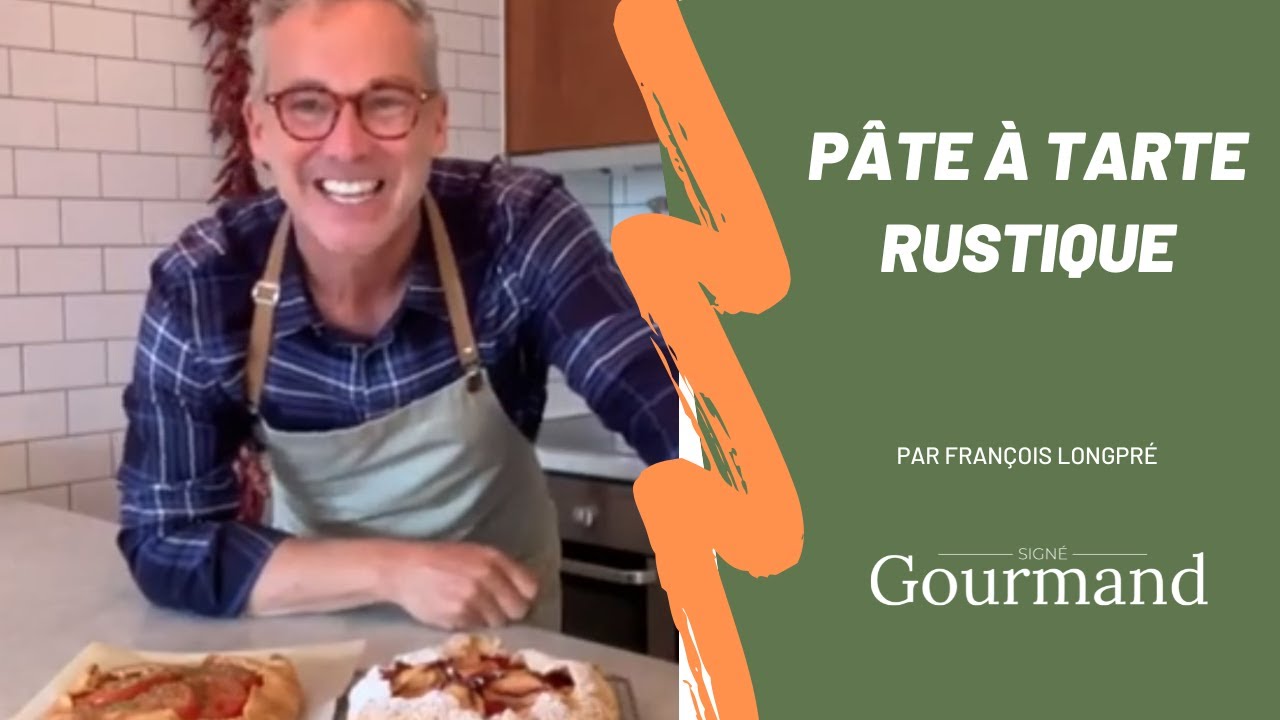 RECETTE DE PÂTE À TARTE RUSTIQUE (Julia Child)