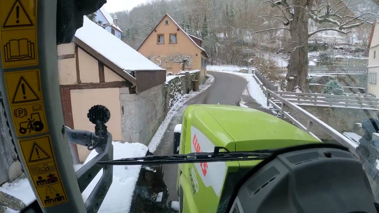 Mit Traktor durchs Winterwunderland Rothenburg ob der Tauber