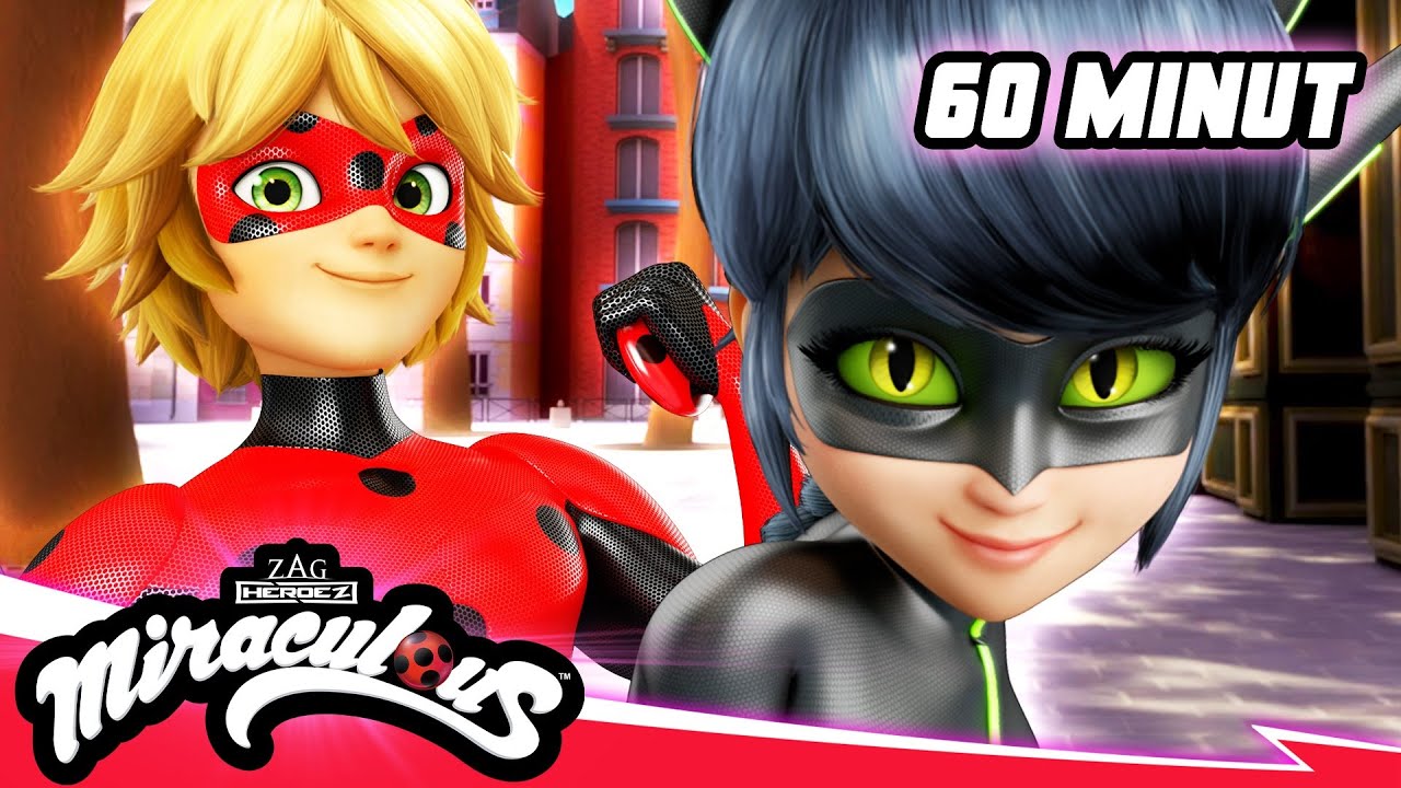 🐞 SEZON 5 – Kompilacja 2 [60 MINUT] 🐾 | Miraculous: Biedronka i Czarny Kot