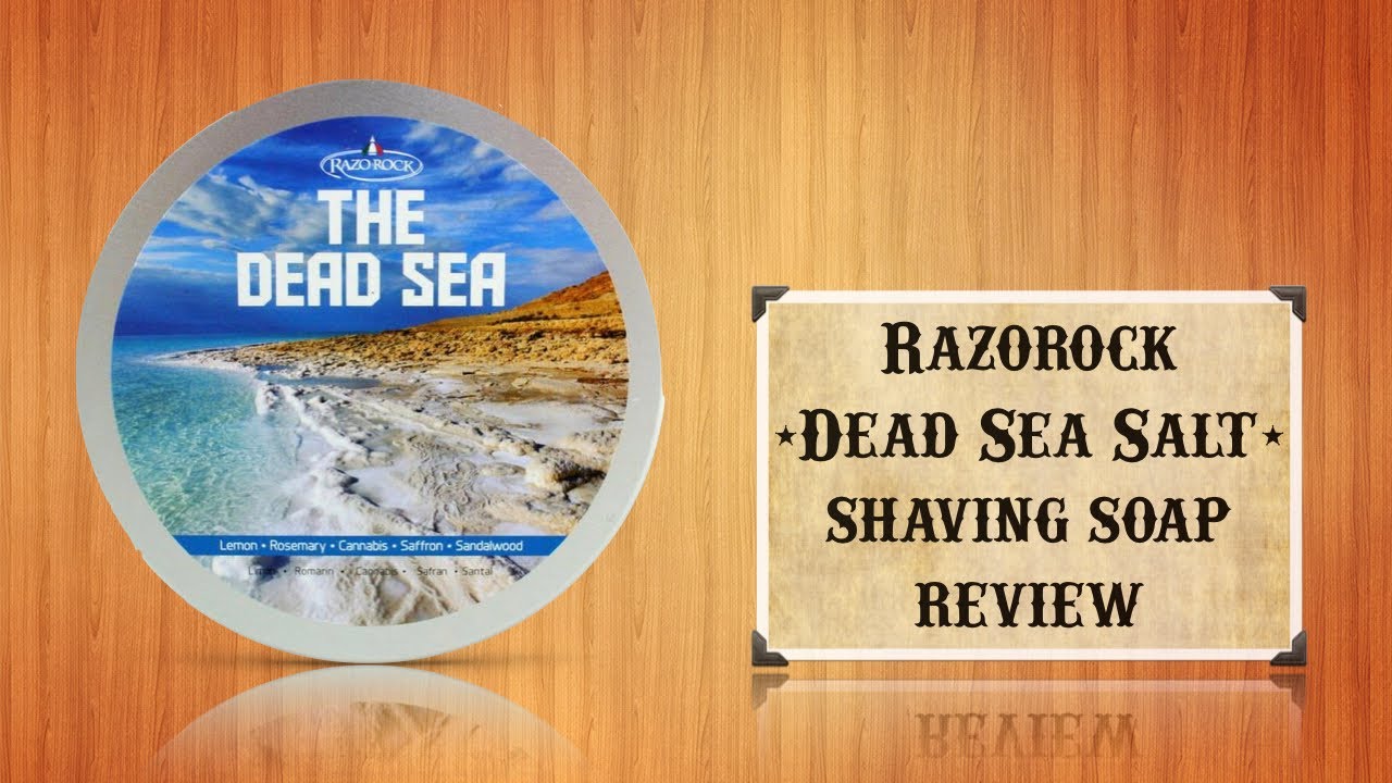 Review:Dead Sea Salt Shaving Soap from RazoRock: an all RazoRock shave - ASMR ish?