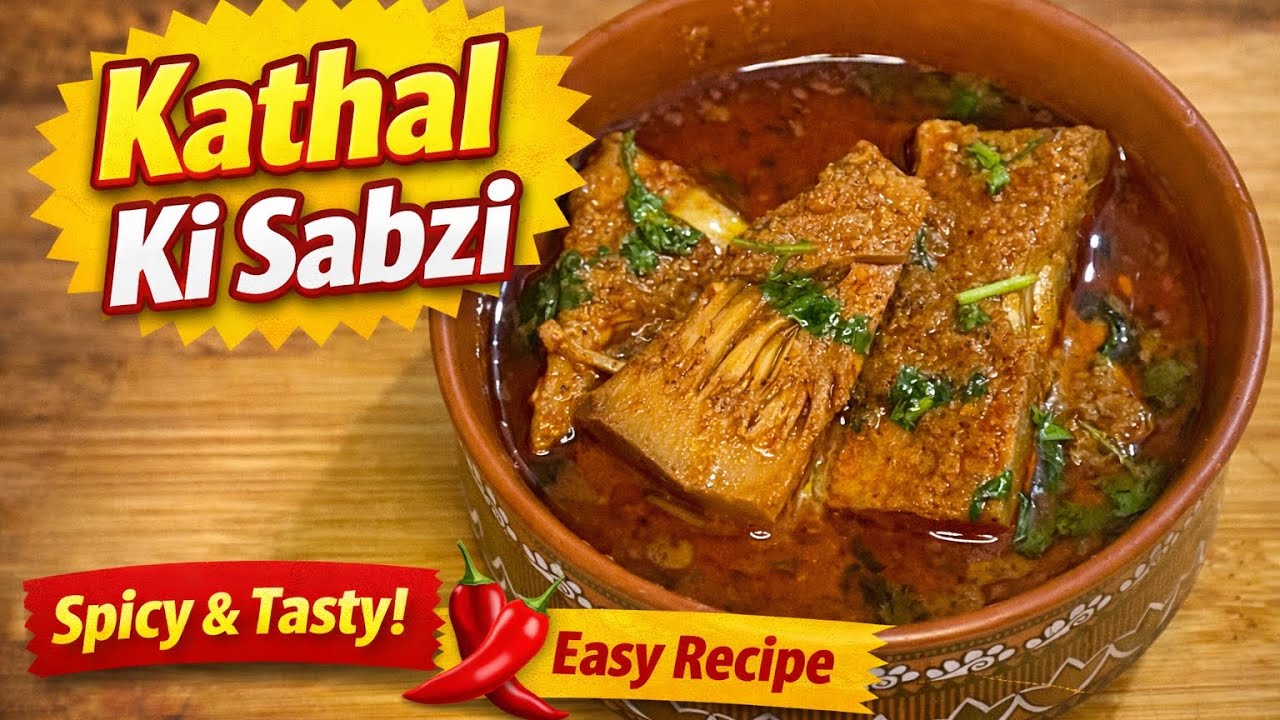 विदर्भ स्पेशल कटहल की सब्जी | Vidarbha Style Kathal Ki Sabji Recipe | Kathal Ki Sabji Dhaba Style 