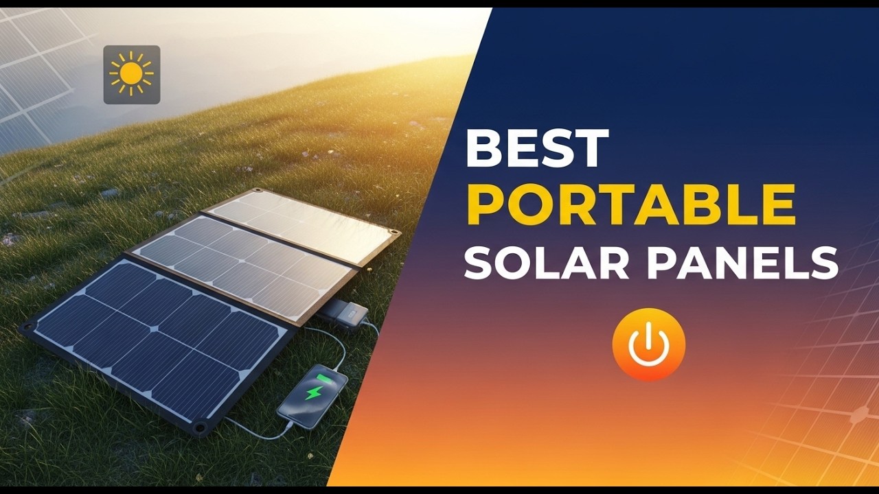 TOP 5 Best Portable Solar Panels 2026