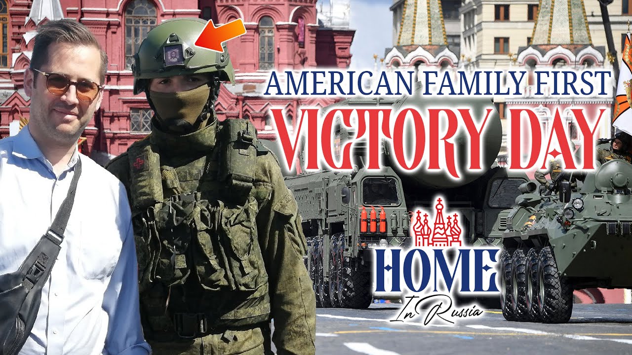 American Family Reacts to Victory Day Parade in Russia! Plus@EXPAT American /@Igor in Russia !