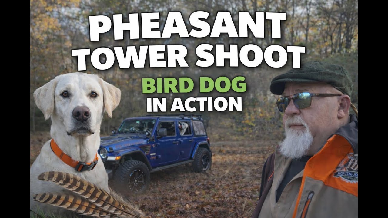 Pheasant Tower Shoot | Bird Dog in Action | Last Hunt of the Season