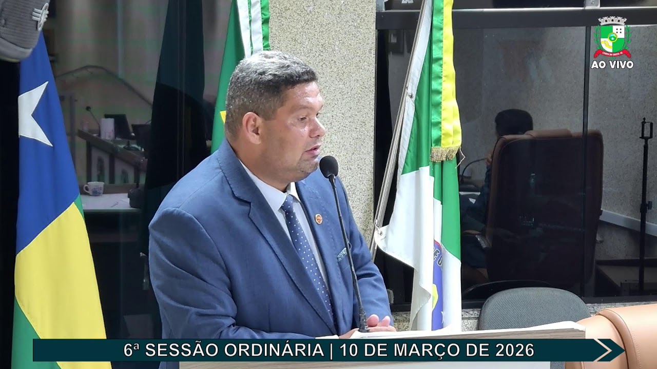 6ª Sessão Ordinária da Câmara Municipal de Campo do Brito em 10/03/2026