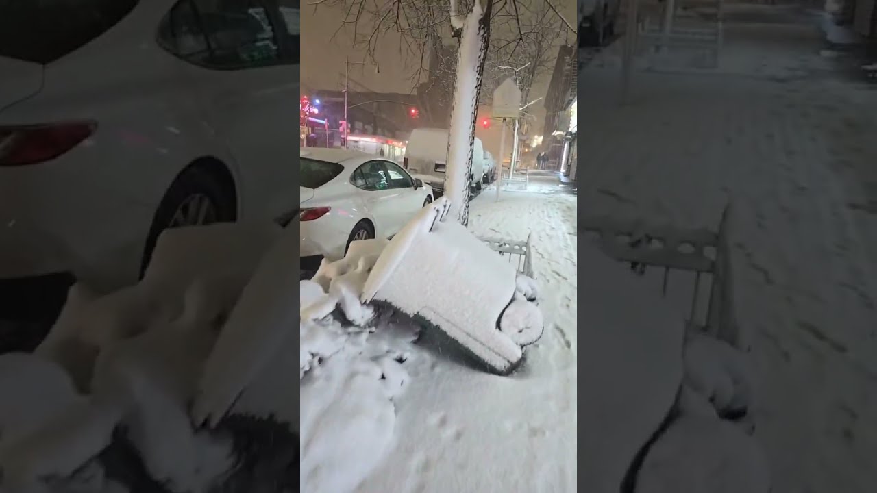 Fuerte nevada 🥶😱😱