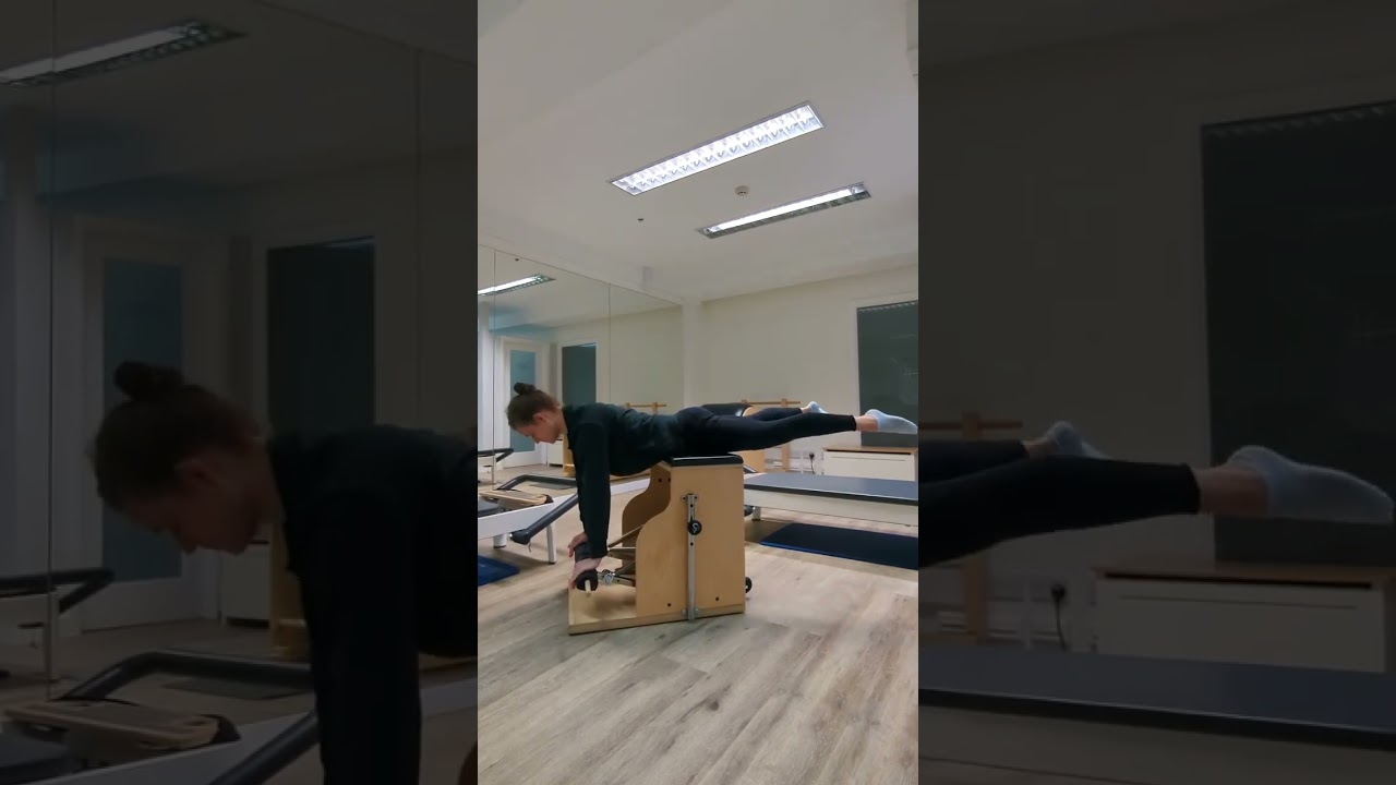 Wunda Chair Flow #wundachair #backextension #pilatesequipment #pilates