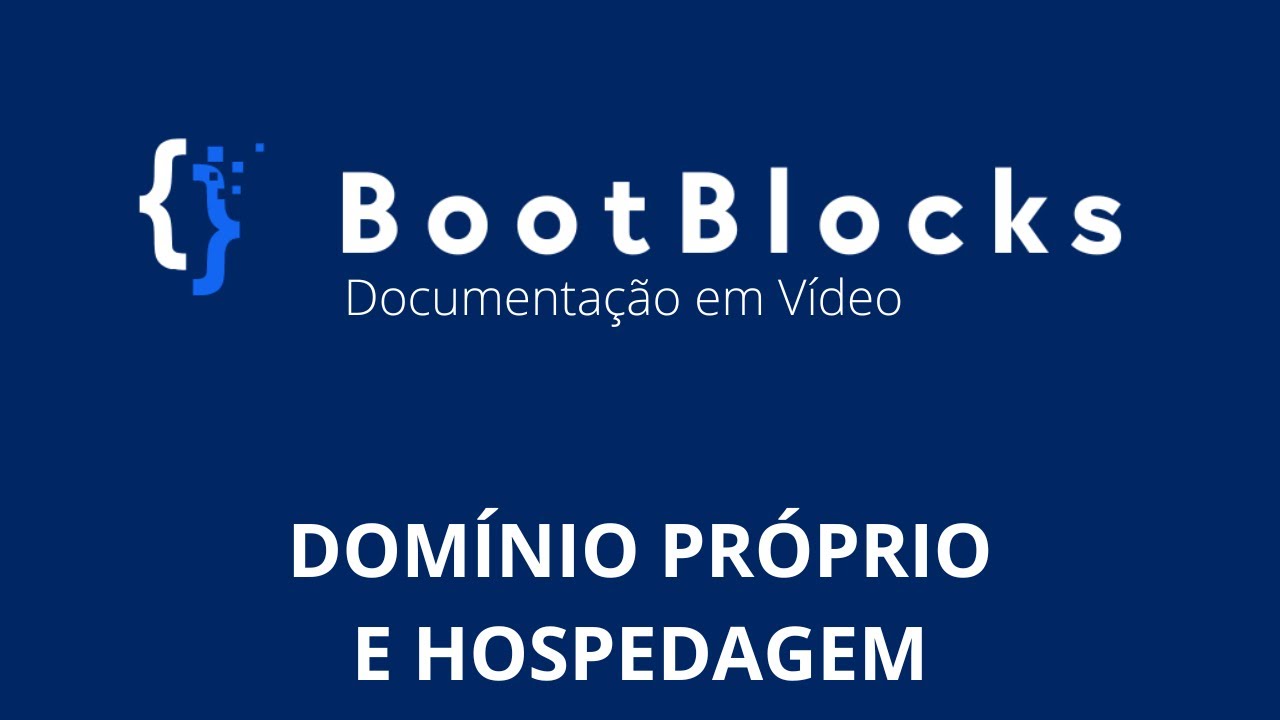 Domínio próprio e hospedagem bootblocks