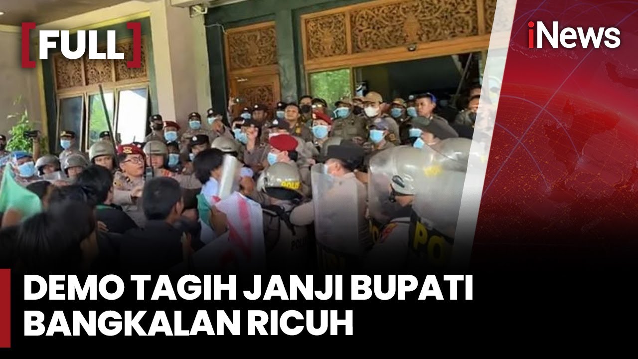 FULL Demo Ricuh, Massa HMI Saling Dorong - Wali Kota Madiun Ditangkap KPK | iNews Siang 20/1