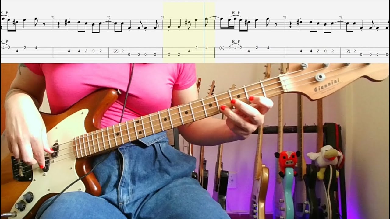 AIR - La femme d'argent (Bass Cover With Tabs)