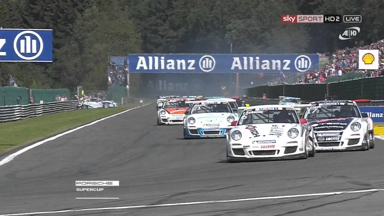 Porsche Supercup 2012 Spa Mul Überschlag