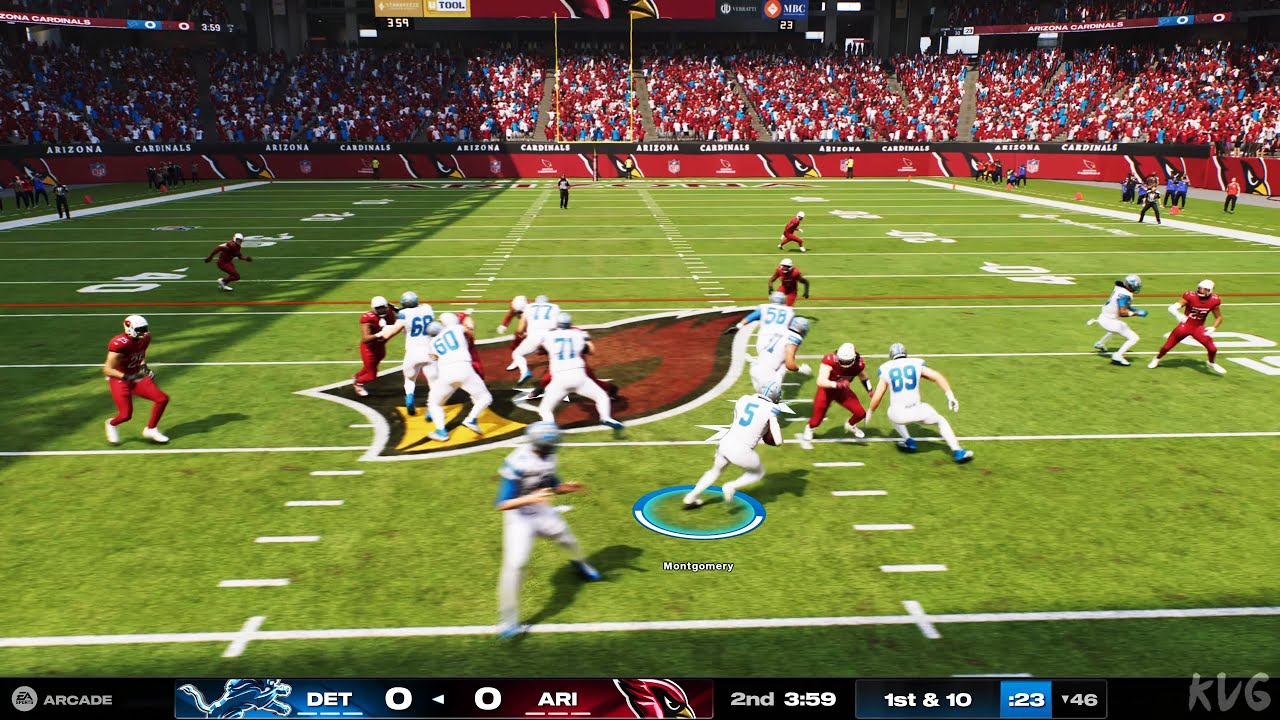 Madden NFL 25 - Detroit Lions vs Arizona Cardinals - Gameplay (PS5 UHD) [4K60FPS]