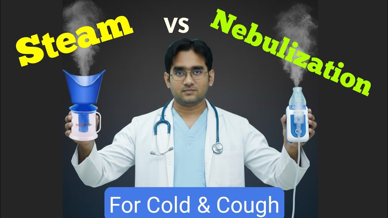 Nebulizer vs Steam: बच्चों की खांसी / सांस की दिक्कत में क्या करें? | Doctor Tips